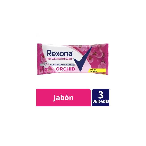 JABON TOCADOR REXONA ORCHID FRESH 3X125 GR