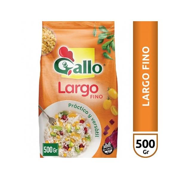 ARROZ GRANO LARGO GALLO ORO BOLSA 500 GR