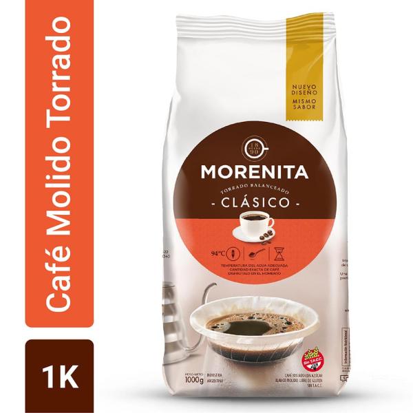 CAFE LA MORENITA CLASICO MOLIDO 1 KG